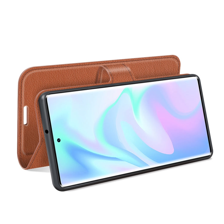 For ZTE Axon 30 Ultra 5G Litchi Texture Horizontal Flip Protective Case with Holder & Card Slots & Wallet