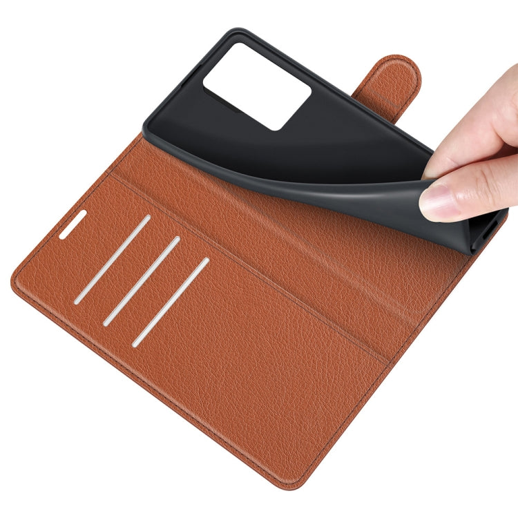 For ZTE Axon 30 Ultra 5G Litchi Texture Horizontal Flip Protective Case with Holder & Card Slots & Wallet