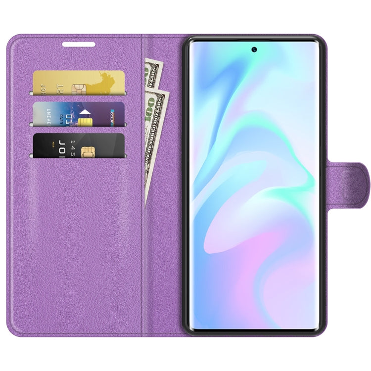 For ZTE Axon 30 Ultra 5G Litchi Texture Horizontal Flip Protective Case with Holder & Card Slots & Wallet