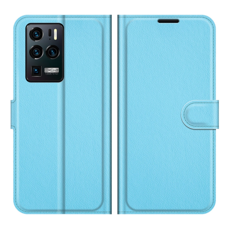 For ZTE Axon 30 Ultra 5G Litchi Texture Horizontal Flip Protective Case with Holder & Card Slots & Wallet