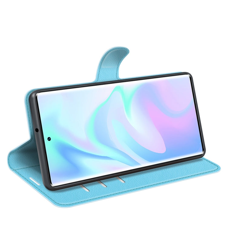 For ZTE Axon 30 Ultra 5G Litchi Texture Horizontal Flip Protective Case with Holder & Card Slots & Wallet