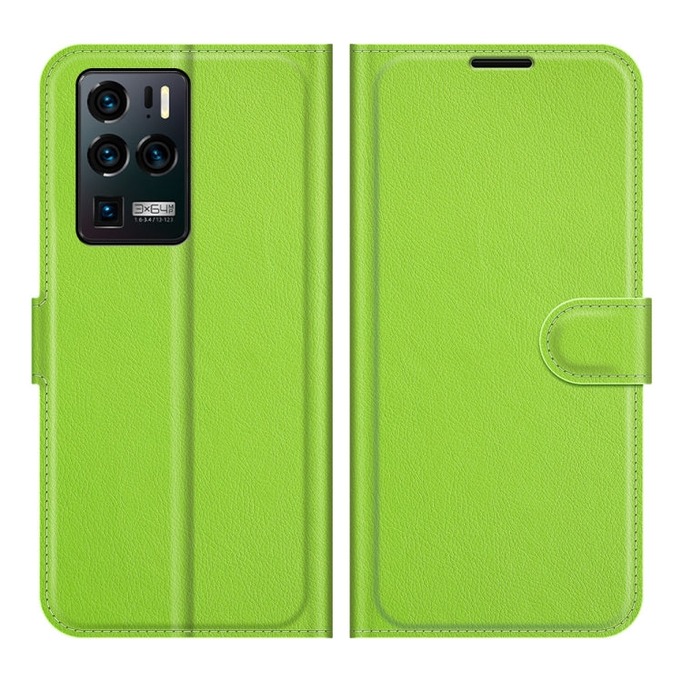 For ZTE Axon 30 Ultra 5G Litchi Texture Horizontal Flip Protective Case with Holder & Card Slots & Wallet