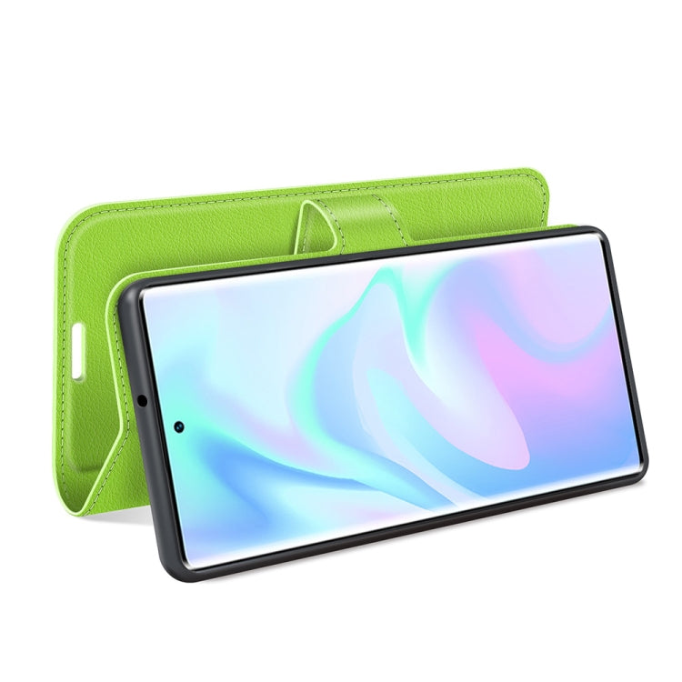 For ZTE Axon 30 Ultra 5G Litchi Texture Horizontal Flip Protective Case with Holder & Card Slots & Wallet