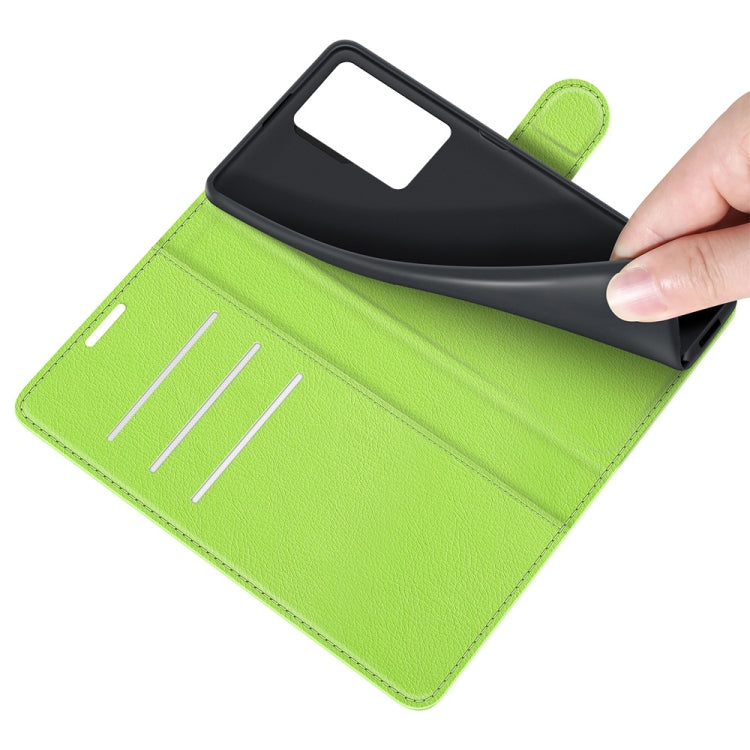 For ZTE Axon 30 Ultra 5G Litchi Texture Horizontal Flip Protective Case with Holder & Card Slots & Wallet