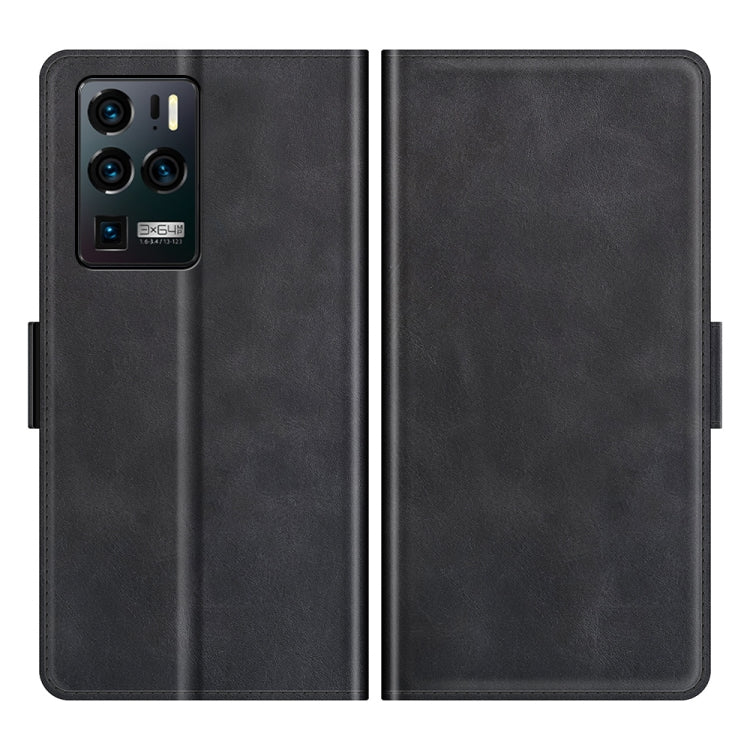 For ZTE Axon 30 Ultra 5G Dual-side Magnetic Buckle Horizontal Flip Leather Case with Holder & Card Slots & Wallet