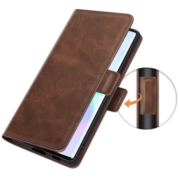 For ZTE Axon 30 Ultra 5G Dual-side Magnetic Buckle Horizontal Flip Leather Case with Holder & Card Slots & Wallet