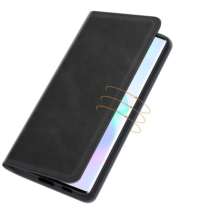 For ZTE Axon 30 Ultra 5G Ultra Retro-skin Business Magnetic Suction Leather Case with Holder & Card Slots & Wallet