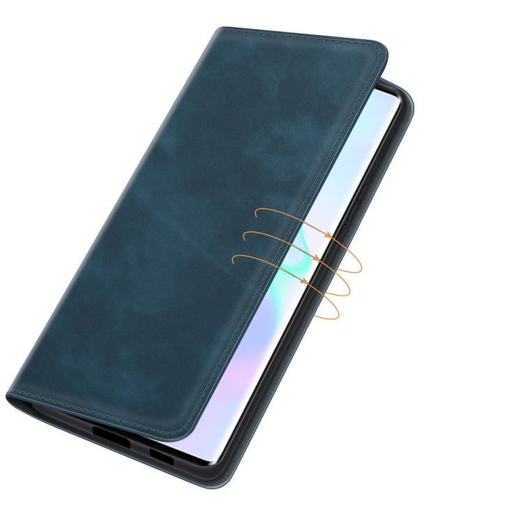 For ZTE Axon 30 Ultra 5G Ultra Retro-skin Business Magnetic Suction Leather Case with Holder & Card Slots & Wallet
