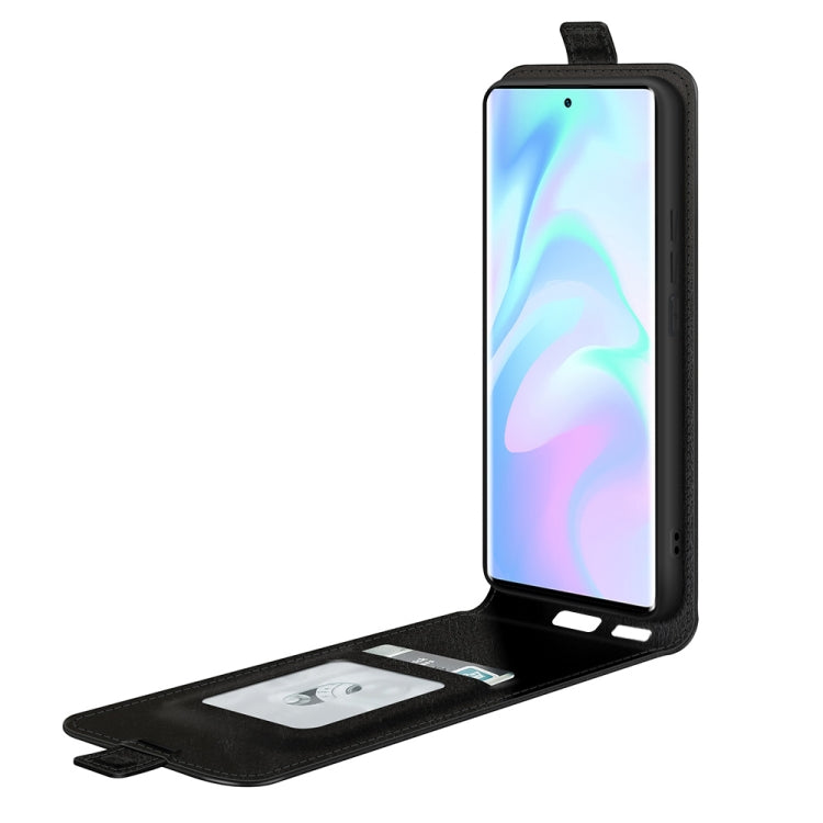 For ZTE Axon 30 Ultra 5G R64 Texture Single Vertical Flip Leather Protective Case with Card Slots & Photo Frame