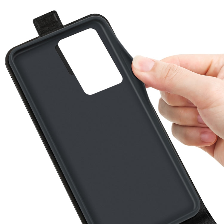 For ZTE Axon 30 Ultra 5G R64 Texture Single Vertical Flip Leather Protective Case with Card Slots & Photo Frame