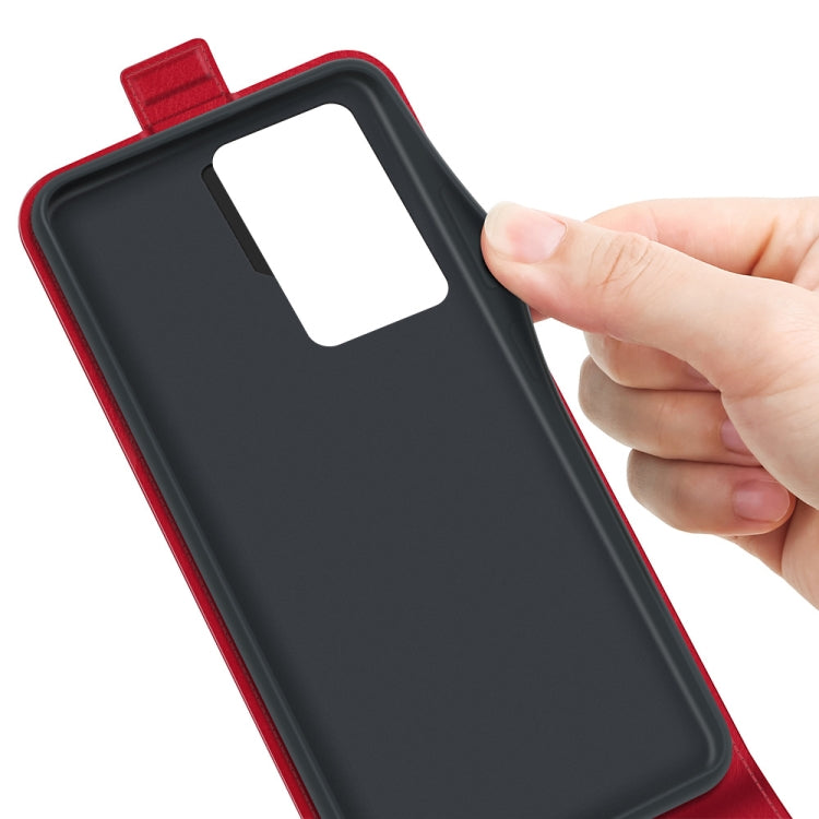 For ZTE Axon 30 Ultra 5G R64 Texture Single Vertical Flip Leather Protective Case with Card Slots & Photo Frame