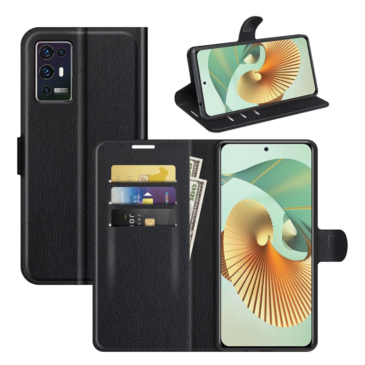 For ZTE Axon 30 Pro 5G Litchi Texture Horizontal Flip Protective Case with Holder & Card Slots & Wallet