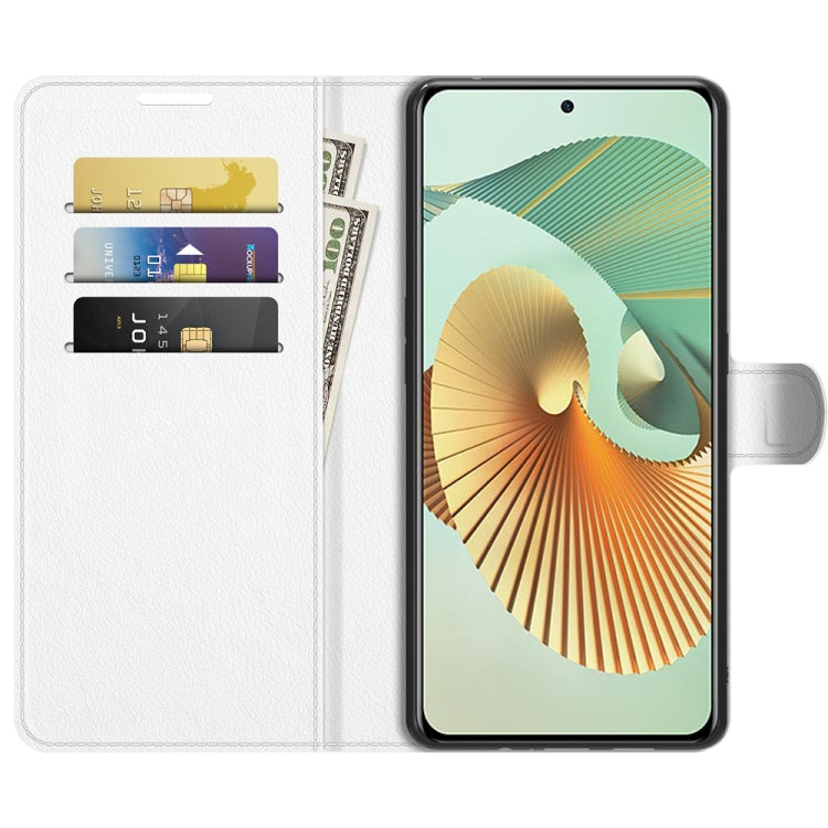 For ZTE Axon 30 Pro 5G Litchi Texture Horizontal Flip Protective Case with Holder & Card Slots & Wallet