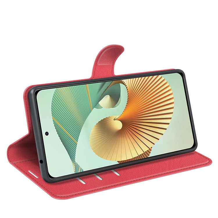 For ZTE Axon 30 Pro 5G Litchi Texture Horizontal Flip Protective Case with Holder & Card Slots & Wallet