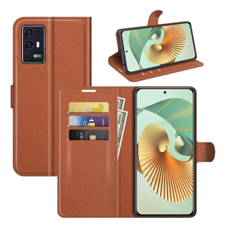 For ZTE Axon 30 Pro 5G Litchi Texture Horizontal Flip Protective Case with Holder & Card Slots & Wallet