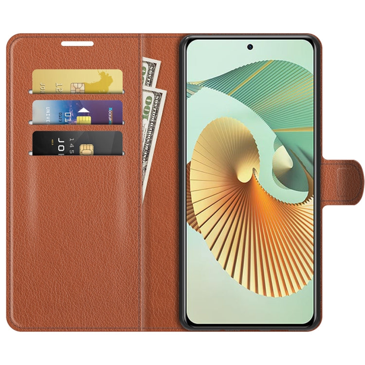 For ZTE Axon 30 Pro 5G Litchi Texture Horizontal Flip Protective Case with Holder & Card Slots & Wallet