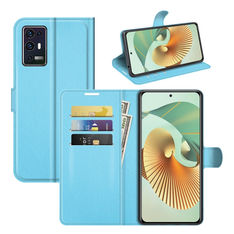For ZTE Axon 30 Pro 5G Litchi Texture Horizontal Flip Protective Case with Holder & Card Slots & Wallet