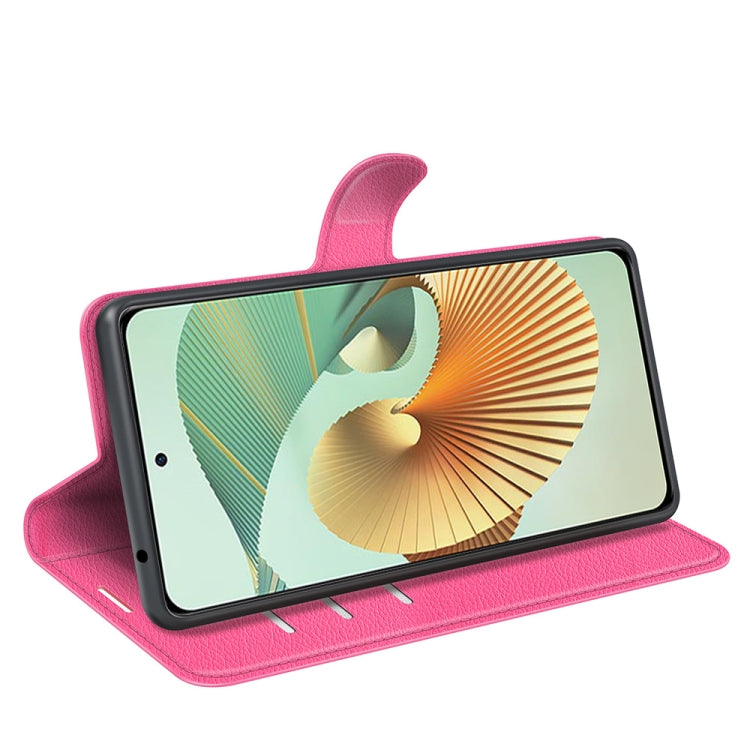 For ZTE Axon 30 Pro 5G Litchi Texture Horizontal Flip Protective Case with Holder & Card Slots & Wallet