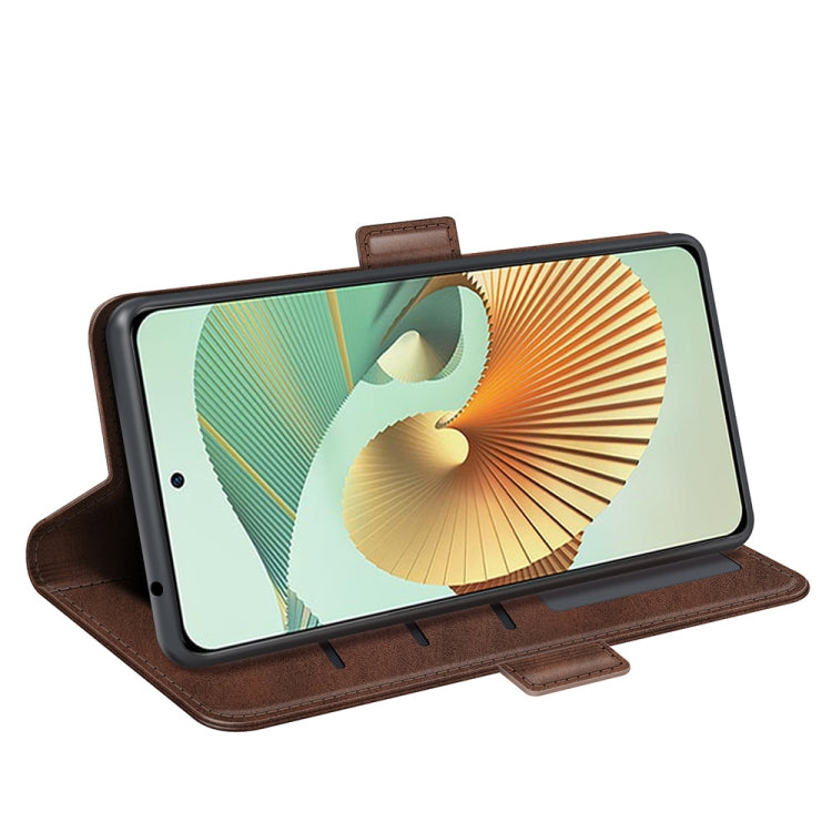 For ZTE Axon 30 Pro 5G Dual-side Magnetic Buckle Horizontal Flip Leather Case with Holder & Card Slots & Wallet