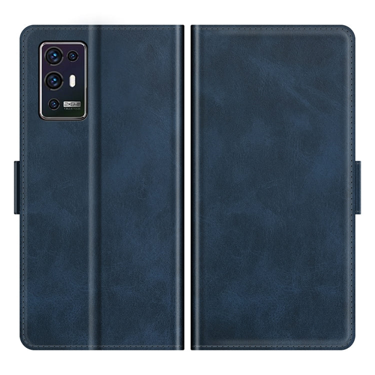 For ZTE Axon 30 Pro 5G Dual-side Magnetic Buckle Horizontal Flip Leather Case with Holder & Card Slots & Wallet