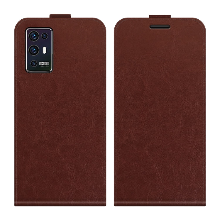 For ZTE Axon 30 Pro 5G R64 Texture Single Vertical Flip Leather Protective Case with Card Slots & Photo Frame
