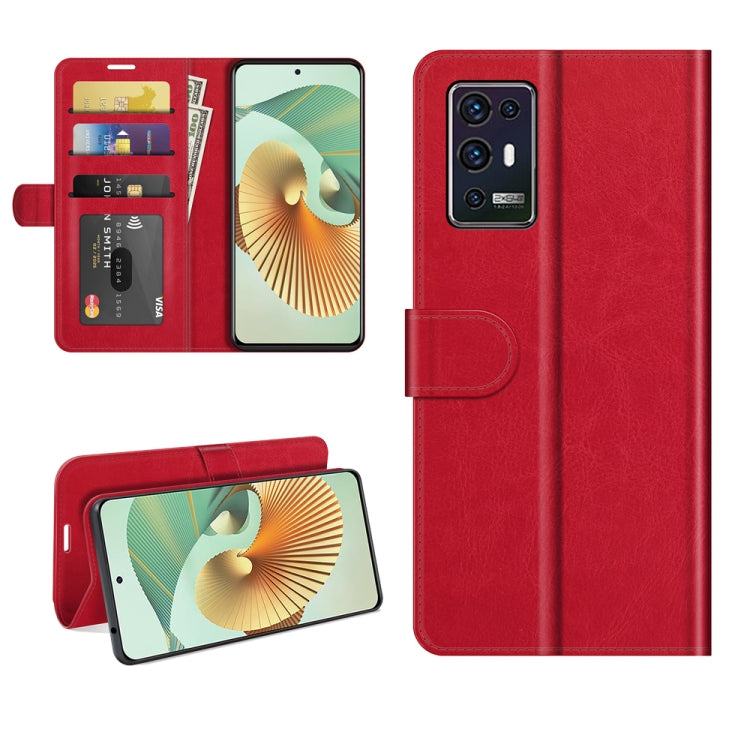 For ZTE Axon 30 Pro 5G R64 Texture Single Horizontal Flip Protective Case with Holder & Card Slots & Wallet& Photo Frame