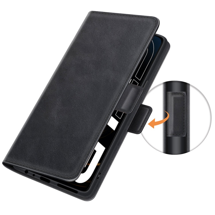 For OPPO Realme GT 5G / Realme Q3 Pro 5G Dual-side Magnetic Buckle Horizontal Flip Leather Case with Holder & Card Slots & Wallet
