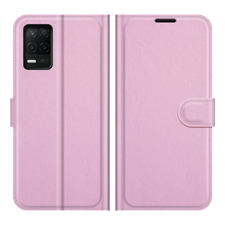 For OPPO Realme V13 5G / Realme 8 5G / Q3i 5G / Q3 5G Litchi Texture Horizontal Flip Protective Case with Holder & Card Slots & Wallet