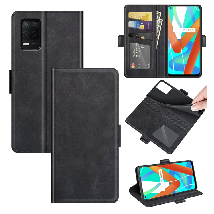For OPPO Realme V13 5G / Realme 8 5G / Q3i 5G / Q3 5G Dual-side Magnetic Buckle Horizontal Flip Leather Case with Holder & Card Slots & Wallet