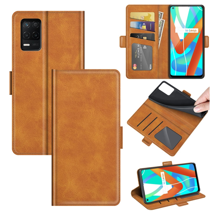 For OPPO Realme V13 5G / Realme 8 5G / Q3i 5G / Q3 5G Dual-side Magnetic Buckle Horizontal Flip Leather Case with Holder & Card Slots & Wallet