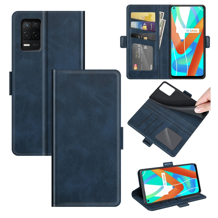 For OPPO Realme V13 5G / Realme 8 5G / Q3i 5G / Q3 5G Dual-side Magnetic Buckle Horizontal Flip Leather Case with Holder & Card Slots & Wallet