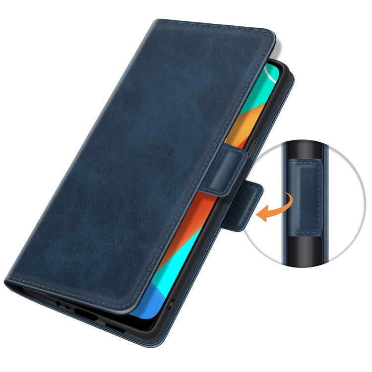 For OPPO Realme V13 5G / Realme 8 5G / Q3i 5G / Q3 5G Dual-side Magnetic Buckle Horizontal Flip Leather Case with Holder & Card Slots & Wallet