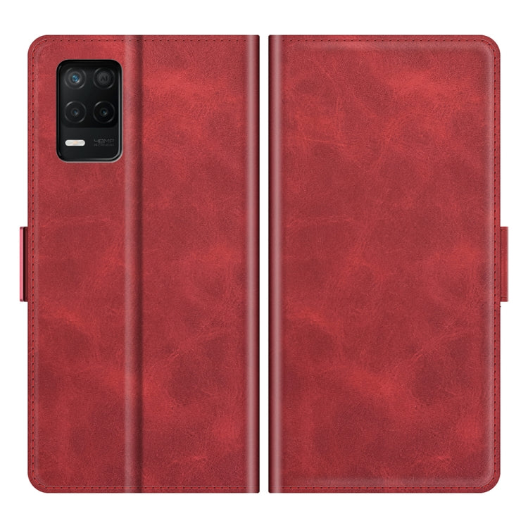 For OPPO Realme V13 5G / Realme 8 5G / Q3i 5G / Q3 5G Dual-side Magnetic Buckle Horizontal Flip Leather Case with Holder & Card Slots & Wallet