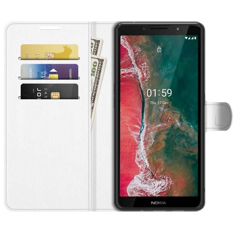 For Nokia C1 Plus Litchi Texture Horizontal Flip Protective Case with Holder & Card Slots & Wallet