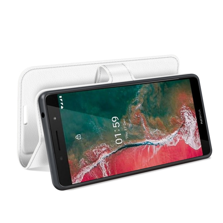 For Nokia C1 Plus Litchi Texture Horizontal Flip Protective Case with Holder & Card Slots & Wallet