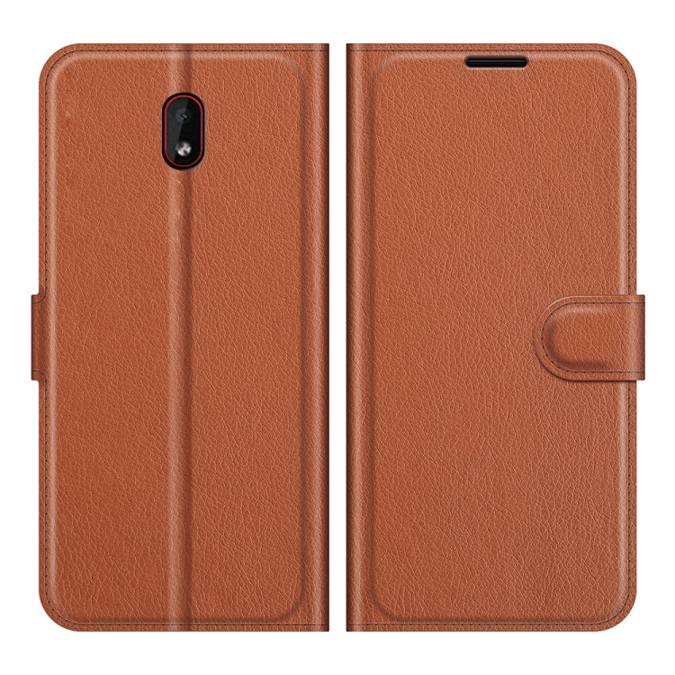 For Nokia C1 Plus Litchi Texture Horizontal Flip Protective Case with Holder & Card Slots & Wallet