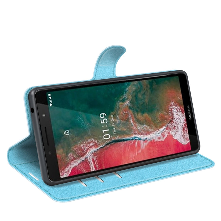 For Nokia C1 Plus Litchi Texture Horizontal Flip Protective Case with Holder & Card Slots & Wallet