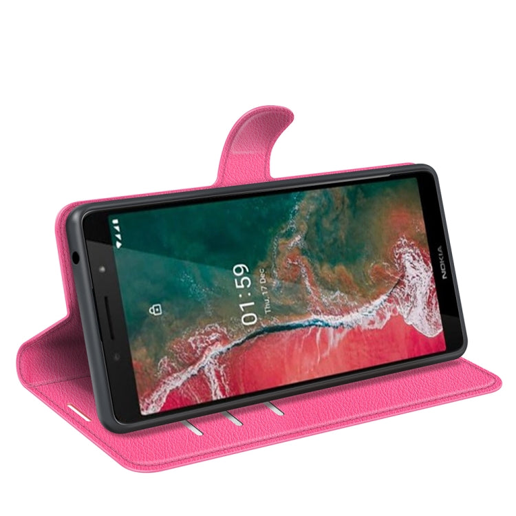 For Nokia C1 Plus Litchi Texture Horizontal Flip Protective Case with Holder & Card Slots & Wallet