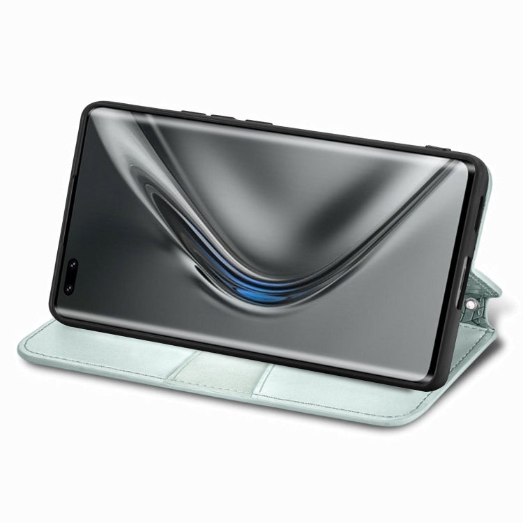 For Honor V40 5G Blooming Mandala Embossed Pattern Magnetic Horizontal Flip Leather Case with Holder & Card Slots & Wallet