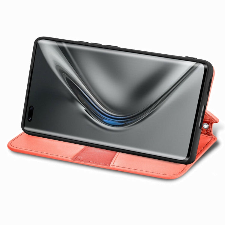 For Honor V40 5G Blooming Mandala Embossed Pattern Magnetic Horizontal Flip Leather Case with Holder & Card Slots & Wallet