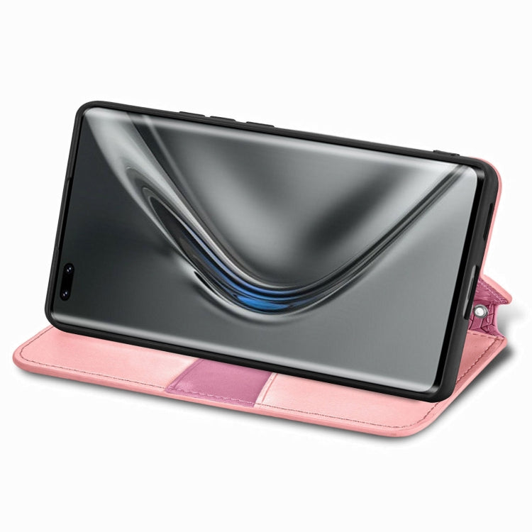 For Honor V40 5G Blooming Mandala Embossed Pattern Magnetic Horizontal Flip Leather Case with Holder & Card Slots & Wallet