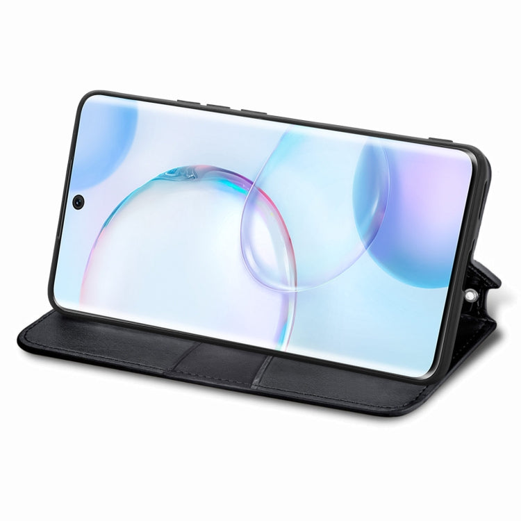 For Honor 50 Blooming Mandala Embossed Pattern Magnetic Horizontal Flip Leather Case with Holder & Card Slots & Wallet