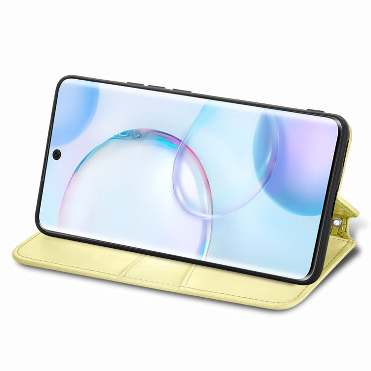 For Honor 50 Blooming Mandala Embossed Pattern Magnetic Horizontal Flip Leather Case with Holder & Card Slots & Wallet