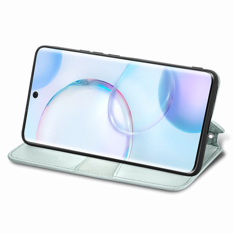 For Honor 50 Blooming Mandala Embossed Pattern Magnetic Horizontal Flip Leather Case with Holder & Card Slots & Wallet