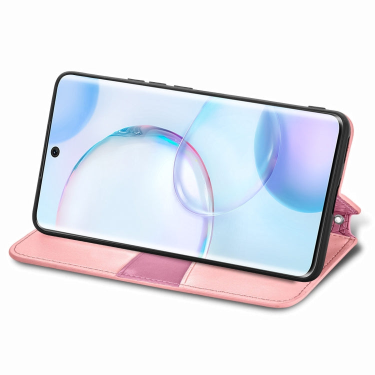 For Honor 50 Blooming Mandala Embossed Pattern Magnetic Horizontal Flip Leather Case with Holder & Card Slots & Wallet