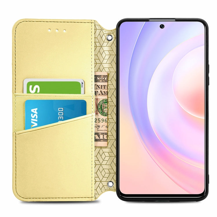 For Honor 50 SE Blooming Mandala Embossed Pattern Magnetic Horizontal Flip Leather Case with Holder & Card Slots & Wallet