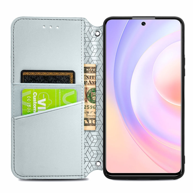 For Honor 50 SE Blooming Mandala Embossed Pattern Magnetic Horizontal Flip Leather Case with Holder & Card Slots & Wallet