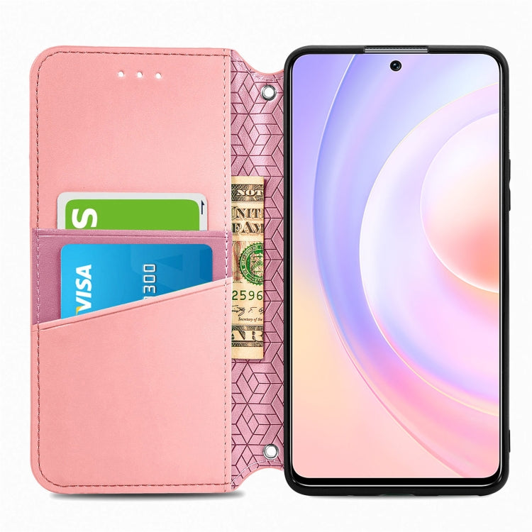 For Honor 50 SE Blooming Mandala Embossed Pattern Magnetic Horizontal Flip Leather Case with Holder & Card Slots & Wallet