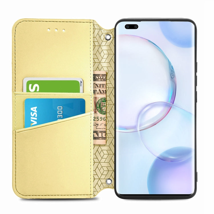 For Honor 50 Pro Blooming Mandala Embossed Pattern Magnetic Horizontal Flip Leather Case with Holder & Card Slots & Wallet