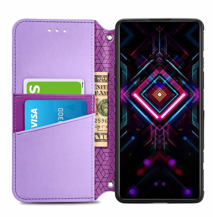 For Xiaomi Redmi K40 Gaming Blooming Mandala Embossed Pattern Magnetic Horizontal Flip Leather Case with Holder & Card Slots & Wallet
